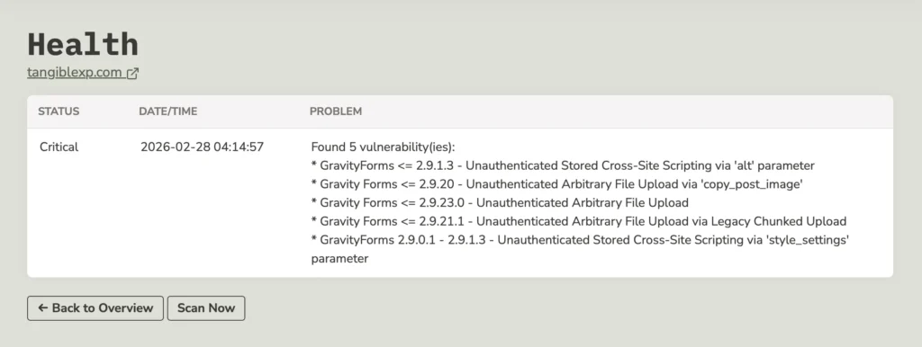 TangibleXP's health scanner