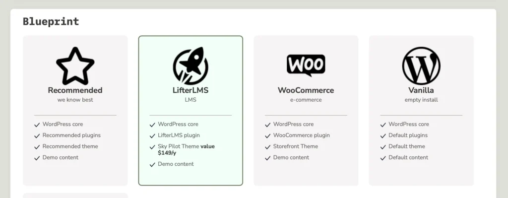 TangibleXP application blueprints