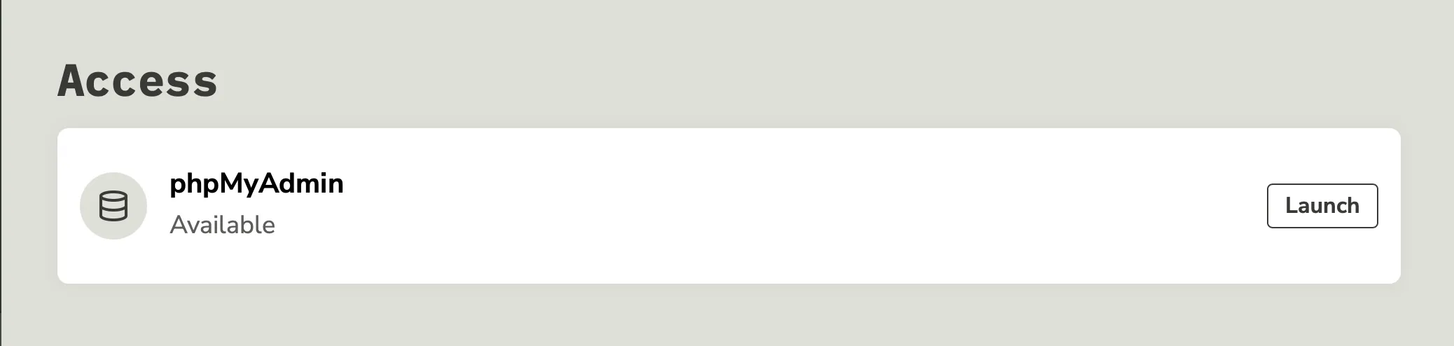TangibleXP phpMyAdmin access